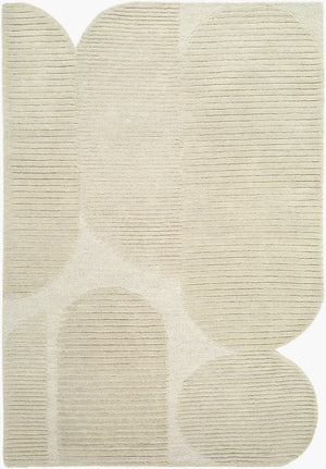 Livabliss Tate Hand Tufted Wool Area Rug Minimalist Modern Design for Living Room Bedroom Ecru, Sandston 8' x 10' TTA2303-810