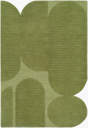 Livabliss Tate Hand Tufted Wool Area Rug Minimalist Modern Plush Pile for Living Room Olive, Sage 8' x 10' TTA2305-810