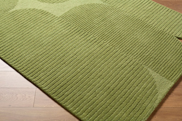 Livabliss Tate Hand Tufted Wool Area Rug Minimalist Modern Plush Pile for Living Room Olive, Sage 8' x 10' TTA2305-810