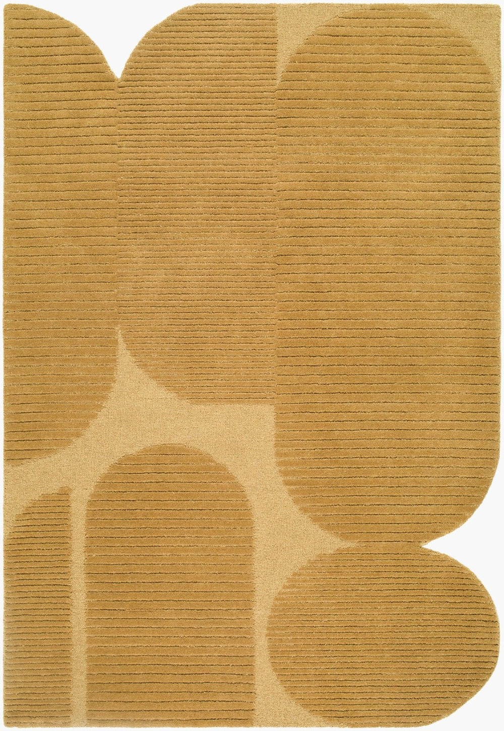Livabliss Tate Hand Tufted Wool Area Rug Minimalist Modern Design for Living Room Bedroom Goldenrod, San 8' x 10' TTA2306-810