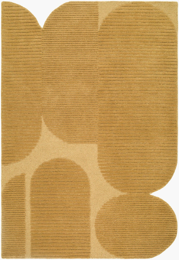Livabliss Tate Hand Tufted Wool Area Rug Minimalist Modern Design for Living Room Bedroom Goldenrod, San 8' x 10' TTA2306-810
