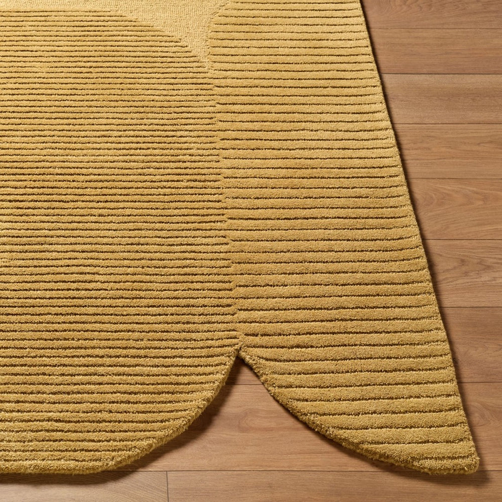Livabliss Tate Hand Tufted Wool Area Rug Minimalist Modern Design for Living Room Bedroom Goldenrod, San 8' x 10' TTA2306-810