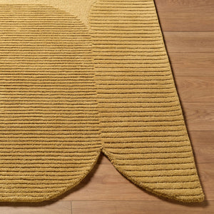 Livabliss Tate Hand Tufted Wool Area Rug Minimalist Modern Design for Living Room Bedroom Goldenrod, San 8' x 10' TTA2306-810