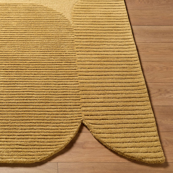 Livabliss Tate Hand Tufted Wool Area Rug Minimalist Modern Design for Living Room Bedroom Goldenrod, San 8' x 10' TTA2306-810