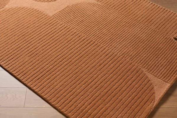 Livabliss Tate Hand Tufted Wool Area Rug Minimalist Modern Design for Living or Bedroom Terracotta, Ci 8' x 10' TTA2307-810