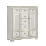 Camila 9 Drawer Door Chest White with Cream Finish P269125S Pulaski Furniture