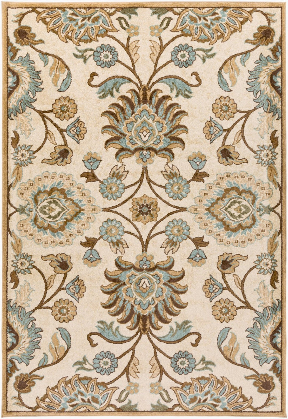 Livabliss Tatil Machine Woven Polypropylene Accent Rug Low Pile Entryway and Bathroom Floor Mat TTL1012-223