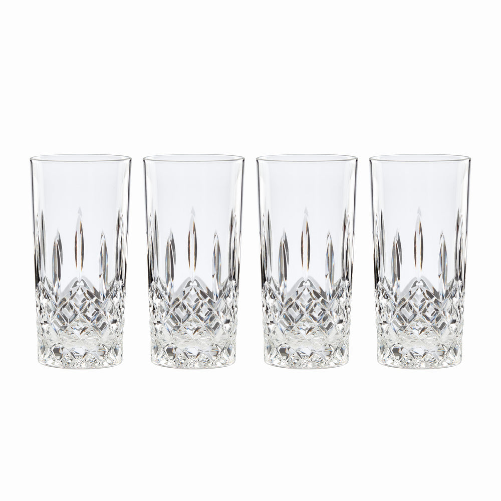 Lenox Reed and Barton Hamilton Highball Glasses, Set of 4 Clear, NO COLOR GLASS,CRYSTAL 895089