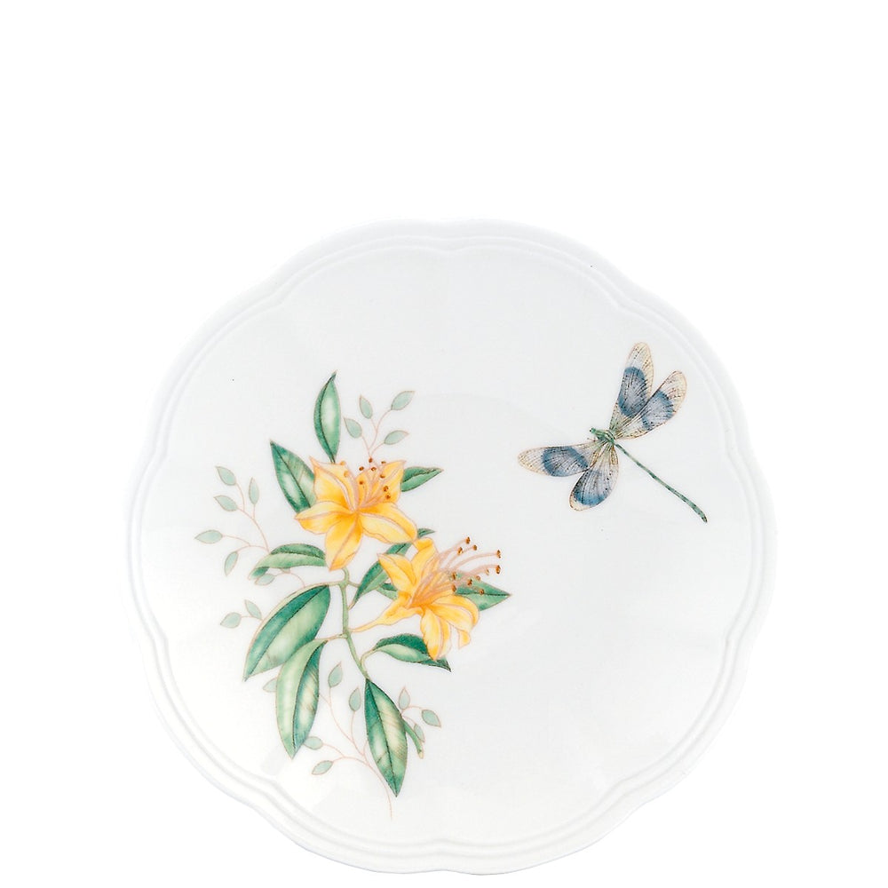 Lenox Butterfly Meadow Tidbit Plate Multi, WHITE PORCELAIN 6101810
