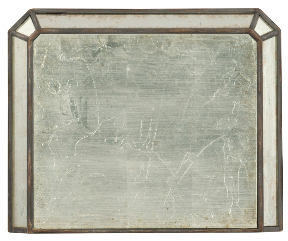 Hooker Furniture Arabella Eglomisé Mirrored Nightstand With 3 Drawers, Cedar Liner, Felt Top, Usb & Outlet Power 1610-90116-EGLO