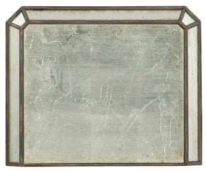 Hooker Furniture Arabella Eglomisé Mirrored Nightstand With 3 Drawers, Cedar Liner, Felt Top, Usb & Outlet Power 1610-90116-EGLO