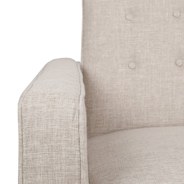 English Elm Christopher Knight Home® - DOUBLE Recliner Fabric Sofa with Plush Cushions and Space-Saving Design for Living Rooms, 49"L Wheat 72478.00FWHEAT