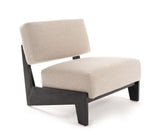 VIG Furniture Modrest Tucker - Mid-Century Modern Light Grey Fabric + Black Walnut Accent Chair VGRH-RHS-AZHT05-GRY