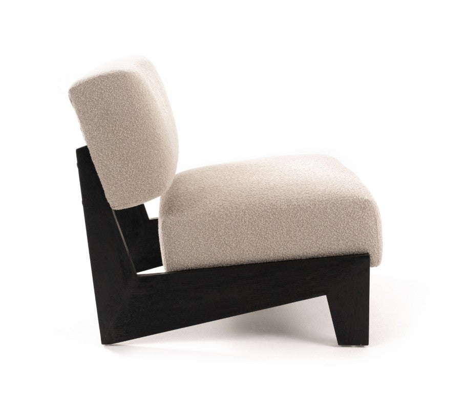 VIG Furniture Tucker Mid-Century Accent Chair In Light Grey Velvet-Like Fabric With Black Walnut Frame, Plush Comfort VGRH-RHS-AZHT05-GRY