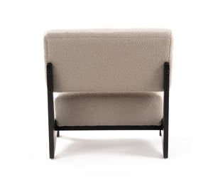 VIG Furniture Modrest Tucker - Mid-Century Modern Light Grey Fabric + Black Walnut Accent Chair VGRH-RHS-AZHT05-GRY