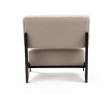 VIG Furniture Modrest Tucker - Mid-Century Modern Light Grey Fabric + Black Walnut Accent Chair VGRH-RHS-AZHT05-GRY