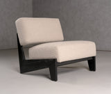 VIG Furniture Modrest Tucker - Mid-Century Modern Light Grey Fabric + Black Walnut Accent Chair VGRH-RHS-AZHT05-GRY