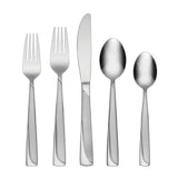 Lenox Oneida Madeline 51 Piece Everyday Flatware Set With Caddy, Service for 8 Metallic, STAINLESS METAL H025051A