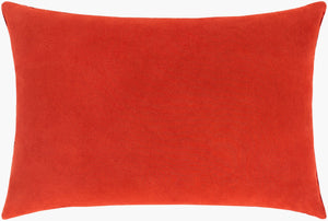 Surya Toulouse 13"L X 20"W 100% Cotton Lumbar Pillow - Elegant, Soft, And Versatile Home Decor Accent Rust Cotton,Cotton Tue004-1320d