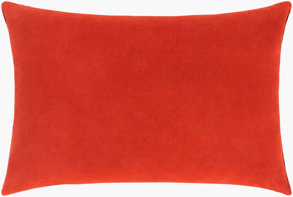 Surya Toulouse 13"L X 20"W 100% Cotton Lumbar Pillow - Elegant, Soft, And Versatile Home Decor Accent Rust Cotton,Cotton Tue004-1320d