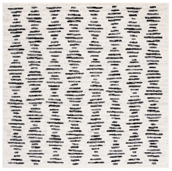 Safavieh Tulum 644 Power Loomed Bohemian Rug Ivory / Black TUL644A-221