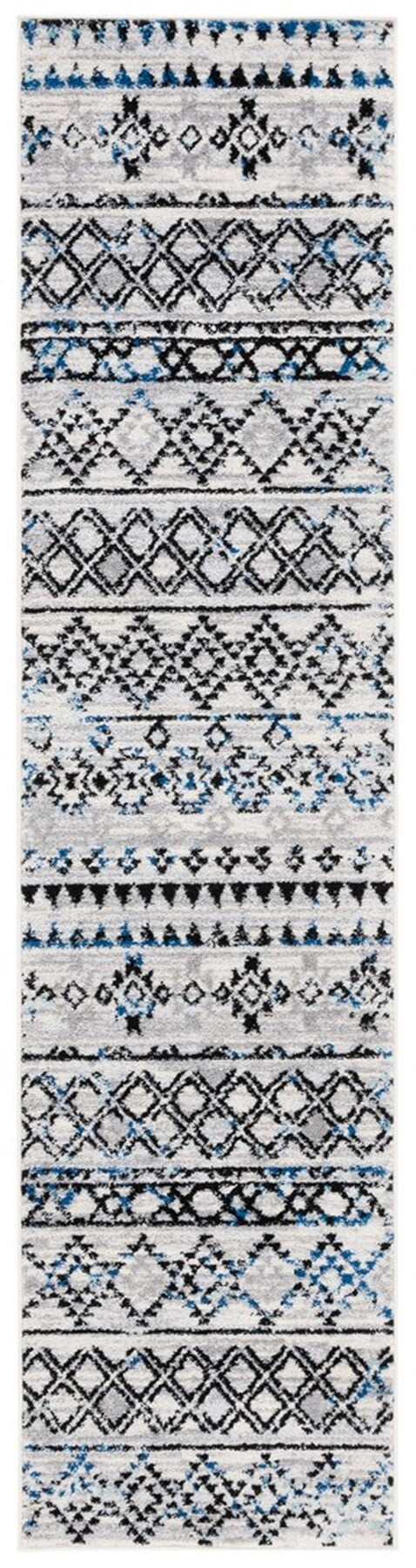 Safavieh Tulum 663 Power Loomed  Rug Ivory Grey / Grey Blue TUL663H-8