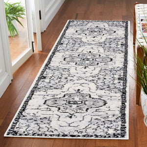 Safavieh Tulum 664 Power Loomed  Rug Ivory Grey / Charcoal TUL664A-8