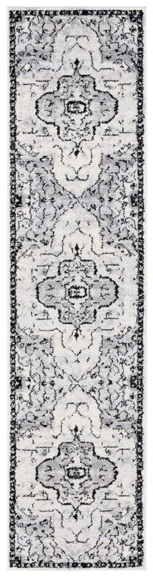 Safavieh Tulum 664 Power Loomed  Rug Ivory Grey / Charcoal TUL664A-8