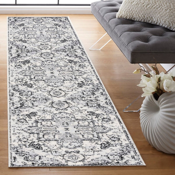 Safavieh Tulum 665 Power Loomed  Rug Ivory Grey / Light Grey TUL665F-9