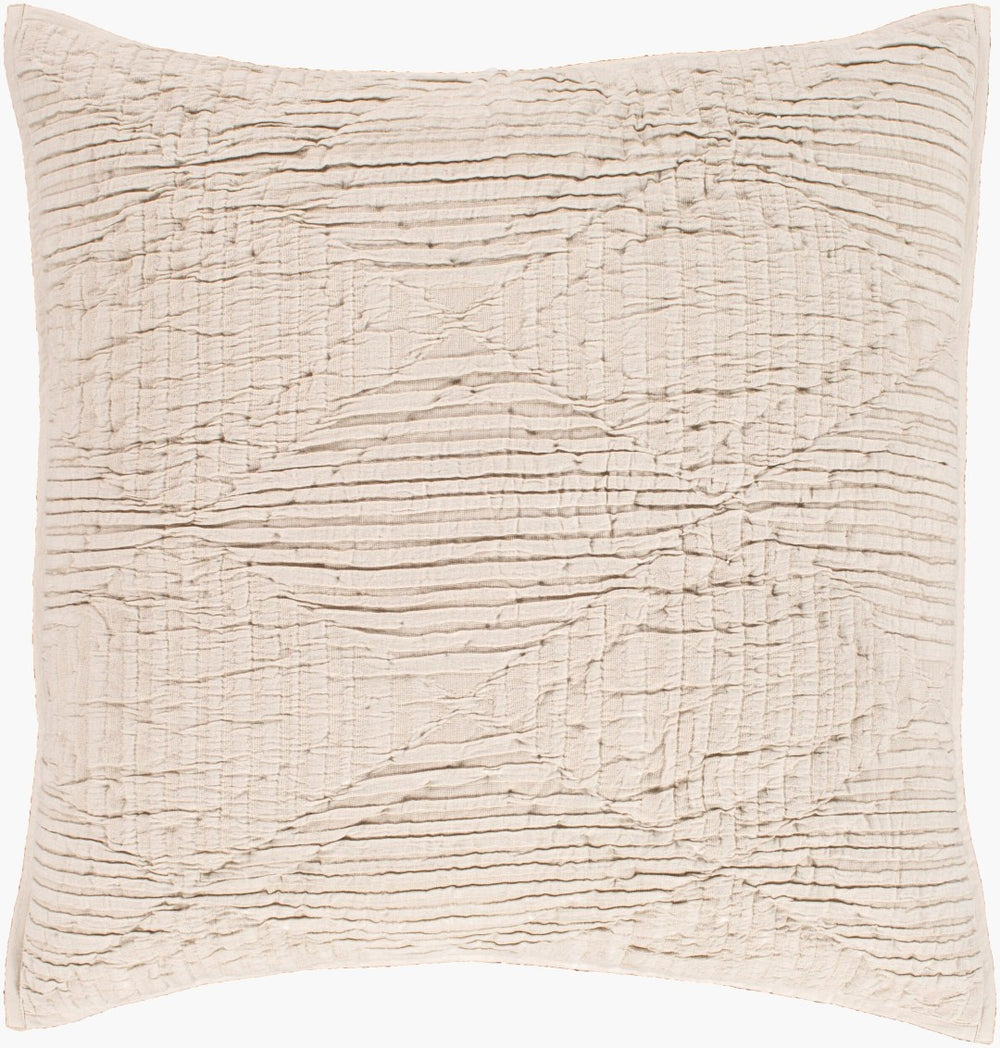 Surya Tatum Breathable Cotton Quilt Set Modern Bedroom Layer Neutral Tones Year Round Comfort TUM1000-FQSET