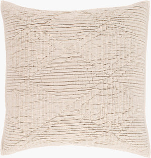 Surya Tatum Breathable Cotton Quilt Set Modern Bedroom Layer Neutral Tones Year Round Comfort TUM1000-FQSET