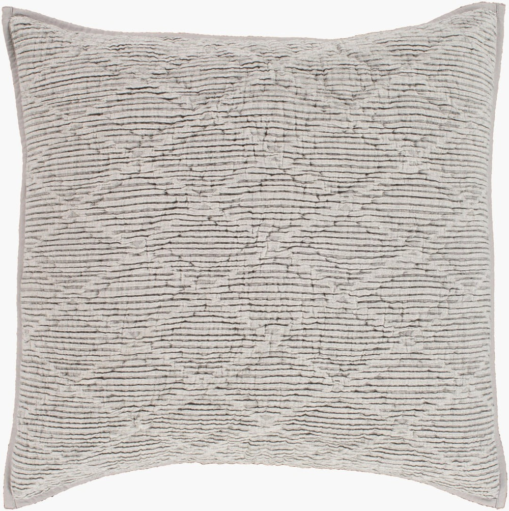 Surya Tatum Cotton Quilt Set Handcrafted in India with Modern Geometric Stitching for Any Bedroom TUM1001-KSET