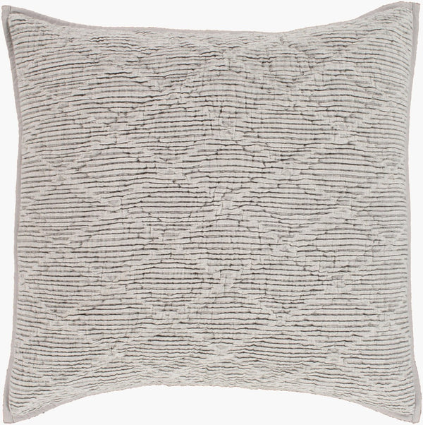 Surya Tatum Cotton Quilt Set Handcrafted in India with Modern Geometric Stitching for Any Bedroom TUM1001-KSET