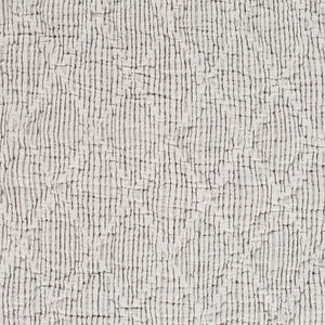 Surya Tatum Cotton Quilt Set Handcrafted in India with Modern Geometric Stitching for Any Bedroom TUM1001-KSET
