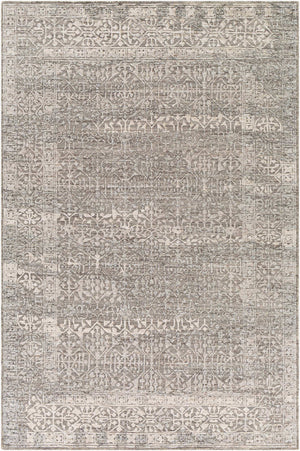 Surya Tunus Exquisite 2' X 3' Handmade Wool Rug – Luxurious Design, Comfort, And Durability For Your Home! Gray Nz Wool,Viscose Tun2303-1218