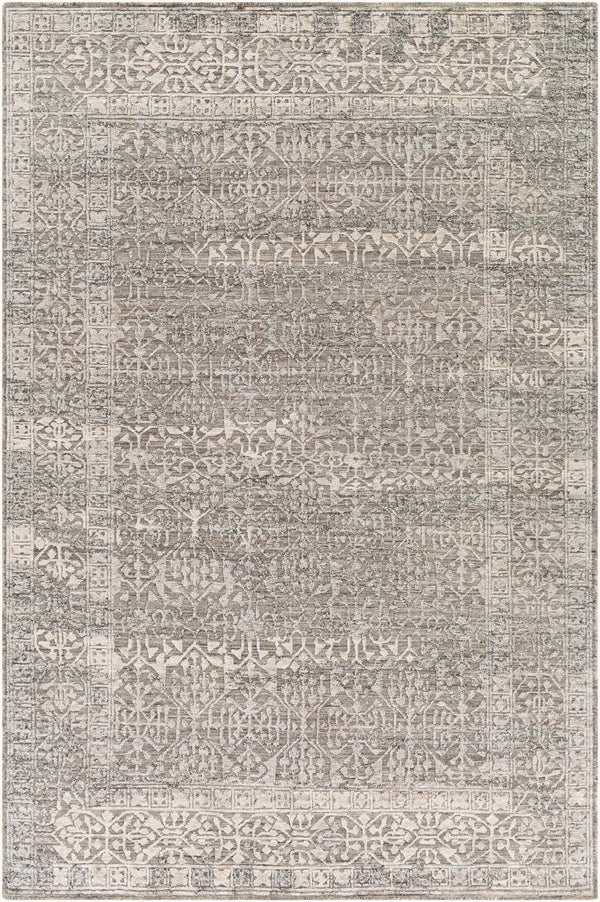 Surya Tunus Exquisite 2' X 3' Handmade Wool Rug – Luxurious Design, Comfort, And Durability For Your Home! Gray Nz Wool,Viscose Tun2303-1218