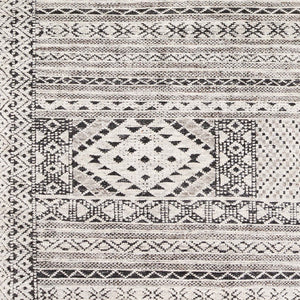 Surya Tunus Exquisite 2' X 3' Handmade Wool Rug – Luxurious Design, Comfort, And Durability For Your Home! Black Nz Wool,Viscose Tun2304-23