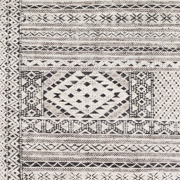 Surya Tunus Exquisite 2' X 3' Handmade Wool Rug – Luxurious Design, Comfort, And Durability For Your Home! Black Nz Wool,Viscose Tun2304-23