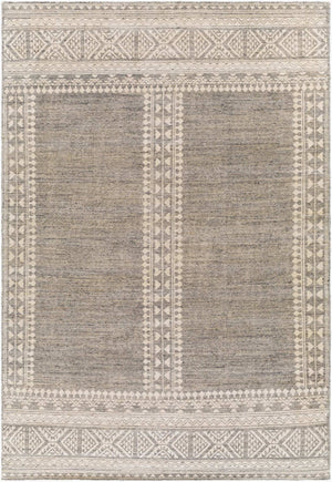 Surya Tunus Exquisite 2' X 3' Handmade Wool Rug – Luxurious Design, Comfort, And Durability For Your Home! Medium Gray Nz Wool Tun2307-69