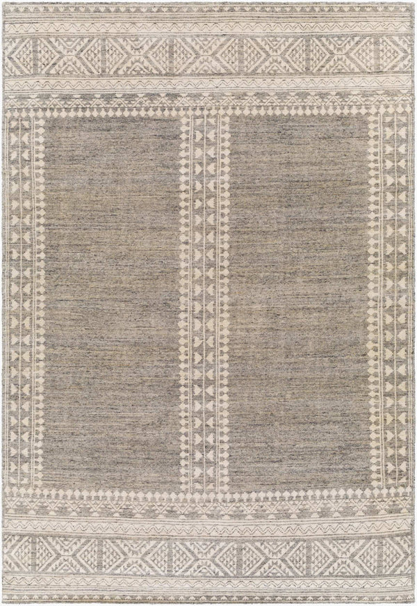 Surya Tunus Exquisite 2' X 3' Handmade Wool Rug – Luxurious Design, Comfort, And Durability For Your Home! Medium Gray Nz Wool Tun2307-69