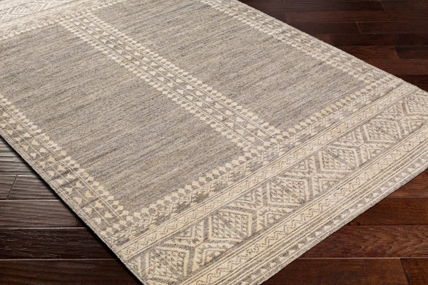 Surya Tunus Exquisite 2' X 3' Handmade Wool Rug – Luxurious Design, Comfort, And Durability For Your Home! Medium Gray Nz Wool Tun2307-69