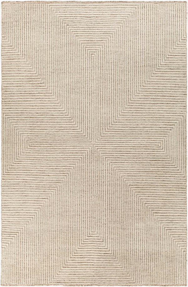 Surya Tunus Exquisite 2' X 3' Handmade Wool Rug – Luxurious Design, Comfort, And Durability For Your Home! Light Gray Nz Wool,Viscose Tun2308-23