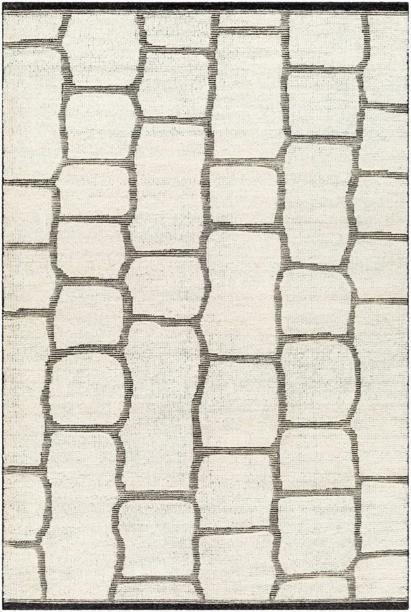 Surya Tunus Exquisite 2' X 3' Handmade Wool Rug – Luxurious Design, Comfort, And Durability For Your Home! Black Wool Tun2309-23