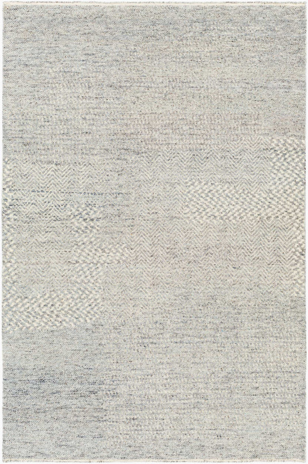 Surya Tunus Exquisite 2' X 3' Handmade Wool Rug – Luxurious Design, Comfort, And Durability For Your Home! Light Gray Wool Tun2312-46