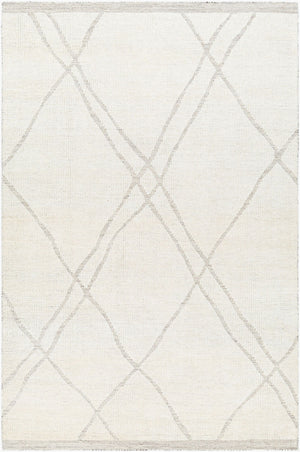 Surya Tunus Exquisite 2' X 3' Handmade Wool Rug – Luxurious Design, Comfort, And Durability For Your Home! Cream Wool Tun2313-46