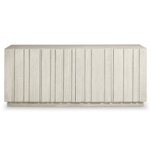 Bernhardt Bernhardt Tempo Rustic Modern Entertainment Credenza With Larza Wire-Brushed Oak, Push-Open Doors, 78" 346860