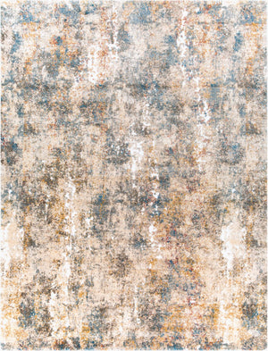 Livabliss Tuscany Machine Woven Polypropylene Area Rug with High Low Pile for Living Rooms Metallic Gold, 7'10" x 7'10" TUS2301-710SQ
