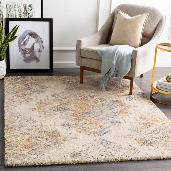 Livabliss Tuscany Global Pattern High Low Pile Accent Rug Polypropylene Blend for Entryways TUS2302-23