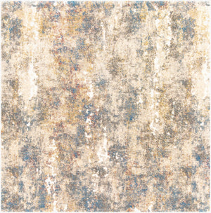 Livabliss Tuscany High Low Pile Accent Rug Soft Polypropylene Blend for Entryway or Bath Bright Yellow, 7'10" x 7'10" TUS2303-710SQ
