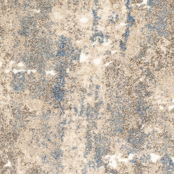 Livabliss Tuscany Collection High Pile Area Rug Soft Polypropylene Blend for Living Rooms Blue, White 8'10" x 12'2" TUS2306-9121